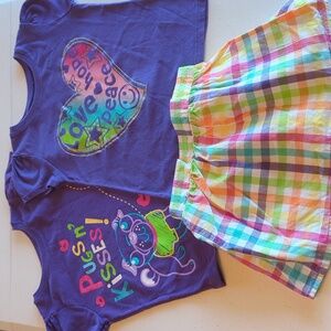 Girls 3t Summer Skort Set